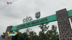 Visite guidée de l'académie des beaux arts de Kinshasa