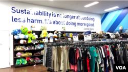 Barang-barang yang dijual di Goodwill Thrift Store. 
