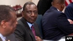 Rais wa Kenya William Ruto alipokuwa Marekani Mei 24, 2024. Picha na ROBERTO SCHMIDT / AFP. 