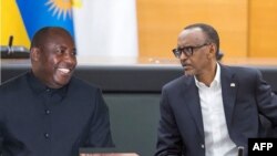Perezida Ndayishimiye na Perezida Kagame