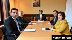 Cenevrədə Azərbaycan və Ermənistan parlamentlərinin spikerləri arasında ikinci görüş baş tutub