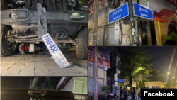 រូបភាពដកស្រង់ពីការ​បង្ហោះលើ​បណ្តាញ​សង្គម​ហ្វេសប៊ុក​ដែល​បាន​បង្ហាញ​ពី​ករណី​គ្រោះថ្នាក់​ចរាចរណ៍​ដែល​បណ្តាល​ឱ្យ​បុរសម្នាក់​ស្លាប់ នៅរាជធានីភ្នំពេញ កាលពីថ្ងៃទី១៤ ខែធ្នូ ឆ្នាំ២០២៣។ (Facebook Screenshot)