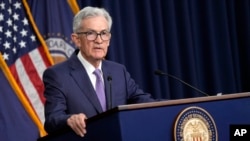 Kepala Bank Sentral AS atau Federal Reserve, Jerome Powell berbicara di Washington DC (foto: dok0. 