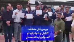 بررسی علل مشکلات کارگران و تدوام آنها در گفت‌وگو با یدالله صمدی