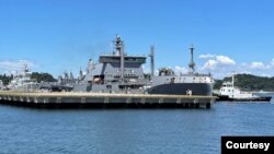 뉴질랜드 해군 군수지원함 ‘아테아로아함’이 일본에 기항했다. 사진 = Royal New Zealand Navy 페이스북 스크린샷.