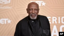 FILE - Louis Gossett Jr. attends the American Black Film Festival Honors Awards at the Beverly Hilton Hotel in California, Feb. 23, 2020.