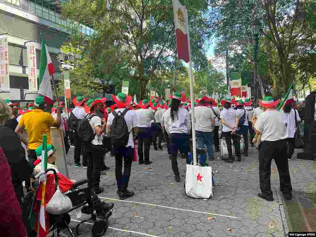 Maandamano kupinga serikali ya Iran, New York, Marekani