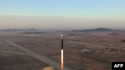 Запуск МБР в Северной Корее. 16 марта 2023 г. (архивное фото) 