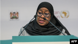 Rais wa Tanzania Samia Suluhu Hassan akihutubia Kongamano la Hali ya Hewa barani Afrika (ACS) 2023