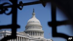 The US Capitol is seen in Washington, May 21, 2023. 