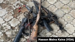 Bindigogin da aka samu lokacin kama Abubakar Muhammad aka Abu Direba - mai safarar miyagun makamai