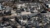 A general view shows the aftermath of a devastating wildfire in Lahaina, Hawaii, Aug. 22, 2023. 