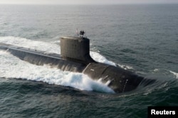 호주가 미국으로부터 사들일 버지니아 급 핵 추진 잠수함 (자료사진)