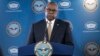 Menteri Pertahanan AS Lloyd Austin memberikan keterangan pers di Pentagon (foto: dok). 