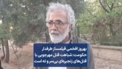 بهروز افخمی فیلمساز طرفدار حکومت: شباهت قتل مهرجویی با قتل‌های زنجیره‌ای بی‌سر و ته است