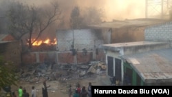 Hotunan Baya Baya: Gobarar Kasuwa A Jihar Borno