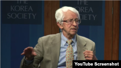 지그프리드 헤커 박사가 11일 뉴욕의 민간단체인 ‘코리아소사이어티’가 주최한 대담에 참석했다.