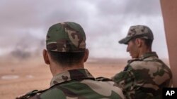 FILE - Members of the Moroccan Royal Armed Forces take part in the 20th edition of the African Lion military exercise, in Tantan, south of Agadir, Morocco, May 31, 2024.