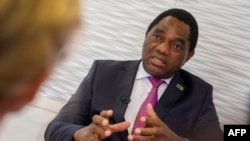 Rais wa Zambia Hakainde Hichilema 