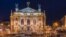 FILE - Lviv opera house view, historical center at blue hour after sunset, Ukraine. 8-20-2017. (Adobe Stock Photo by RuslanKphoto)