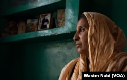 Sarooj Bala's two sons and two other relatives were victims to consecutive attacks by anti-India militants, June 18, 2023. (Wasim Nabi for VOA)