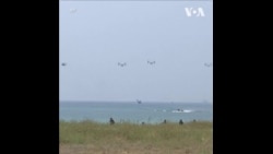 美、泰、韩三国军队举行联合登陆演习