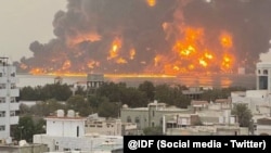 یکی از حملات هوایی پیشین اسرائیل به مواضع حوثی‌ها در یمن (آرشیو)