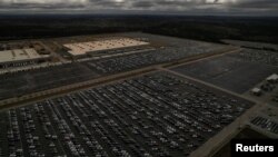 미국 조지아주 웨스트포인트의 기아 자동차 조립공장.