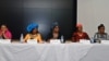 Quelques oratrices à la conférence “Femme africaine, vie de famille et entrepreneuriat”, organisée par les Africaines entrepreneures de la diaspora francophone à Washington, le 11 mars 2023. (Photo Nanythe Talani/VOA)
