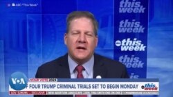 Biden courtise l'électorat de Pennsylvanie, Trump face à son premier procès pénal à New York