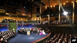 노벨상 시상식 모습