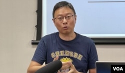 香港浸会大学政治及国际关系学系副教授陈家洛 (美国之音/汤惠芸)