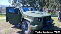 Отворен ден на македонската армија по повод 75 години НАТО и четири години членство во Алијансата. Армиски стадион во Скопје, 23.03.2024