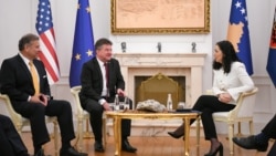 Eskobar i Lajčak sa Vjosom Osmani