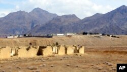 FILE - The Mes Aynak valley, southwest of Kabul, Afghanistan, is pictured March 2, 2022. The unexploited copper source is estimated to be worth nearly $1 trillion. China's MCC won the contract to exploit the mine over 10 years ago.