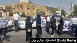 اعتراضات بازنشستگان، اهواز (آرشیو)