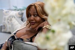 Tatiana Williams, 51, executive director of the Transinculsive Group, on June 1, 2023, in Wilton Manors, Florida.