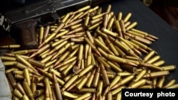 Harsashan da 'yan sandan suka kama (Facebook/Rundunar 'yan sandan jihar Kaduna)