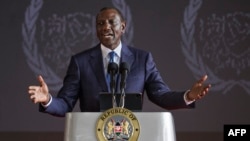 Kenyan President William Ruto in Nairobi, May 9, 2024. 