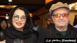 داریوش مهرجویی و وحیده محمدی‌فر