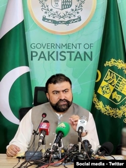 Menteri Dalam Negeri Pakistan Sarfraz Bugti.