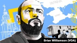 Portrait of Rustem Umerov, Ukraine’s defense minister. Umerov’s ethnic background as a Crimean Tatar has attracted significant attention.