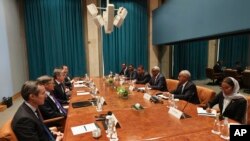 ሚ/ጉ/ወ ኣመሪካ ምስ ሚ/ጉ/ወ ኢትዮጵያ ኣብ ስዑዲ ዓረብ ኣብ ዝተራኸብሉ ዝተወስደ