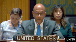 로버트 우드 유엔주재 미국 차석대사가 31일 열린 북한의 지난 27일 정찰위성 발사에 대응해 열린 유엔 안보리 공개회의에서 안보리 차원의 강력한 대응을 촉구했다.