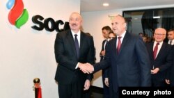 İlham Əliyev və Rumen Radev Sofiyada SOCAR-ın ofisini açır (Rəsmi foto)