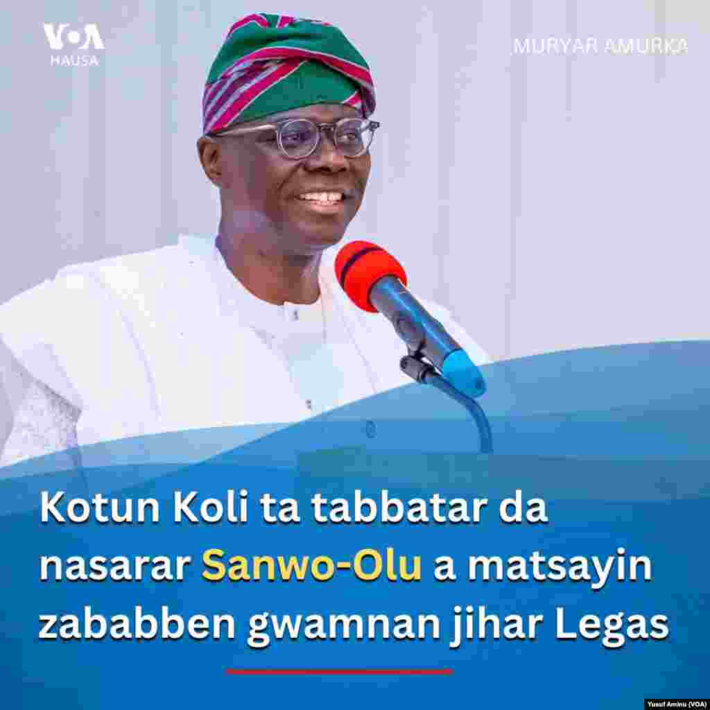 Gwamnan Jihar Legas, Babajide Sanwo-Olu