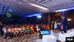 Pokretanje projekta "Ona zna - ekonomsko osnaživanje žena" u organizaciji Misije USAID i Američke privredne komore u Srbiji (foto: FoNet)