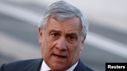 آنتونیو تاجانی، وزیر امور خارجه ایتالیا