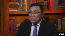 The National Unity Government of Myanmar's Humanitarian Minister, Dr. Win Myat Aye.