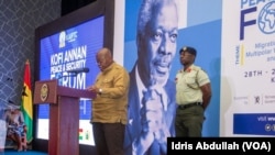 Shugaban Kasar Ghana Ya Na Jawabi A Lokacin Taron Zaman Lafiya Da Tsaro Na Kofi Annan (KAPS Forum)